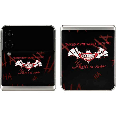 DC Comics The Joker Plenty Wrong With Me Galaxy Z Flip3 5G Skin